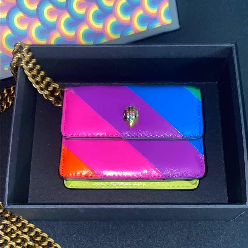 Kurt Geiger Multicolor Crossbody Bag with Chain